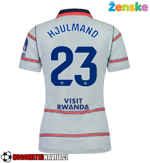 Ženske Nogometnih dresov Atletico Madrid Morten Hjulmand #23 Tretji 2026-27 Kratki rokavi Ženske Nogometnih dresov Atletico Madrid Morten Hjulmand #23 Tretji 2026-27 Kratki rokavi